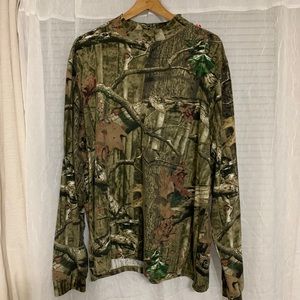 Mossy Oak Long Sleeve Camp Hunting Short. XXL